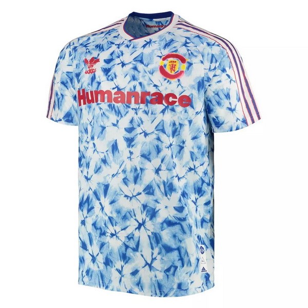 Tailandia Camiseta Manchester United Human Race 2020-2021 Azul